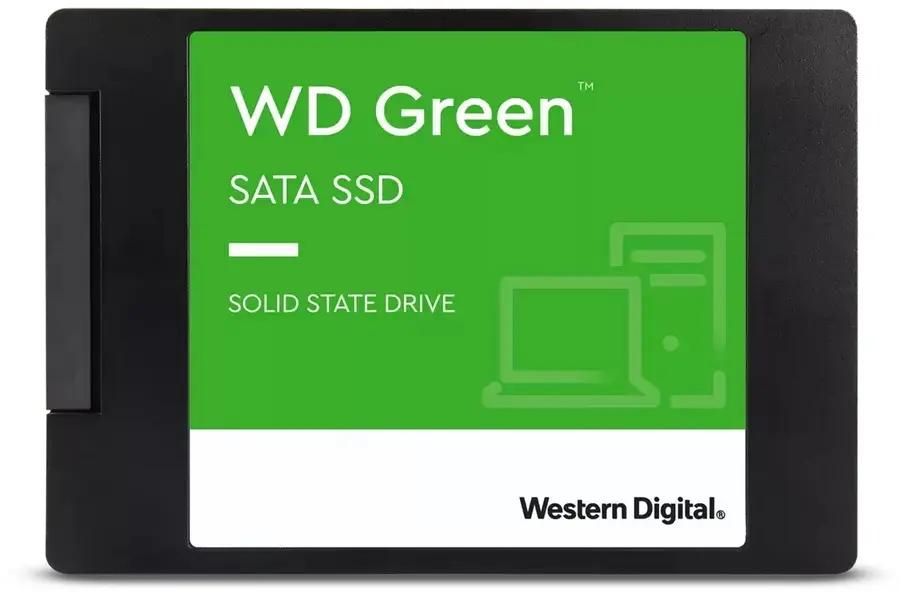 SSD накопитель WD Green WDS480G3G0A 480ГБ, 2.5", SATA III,  SATA