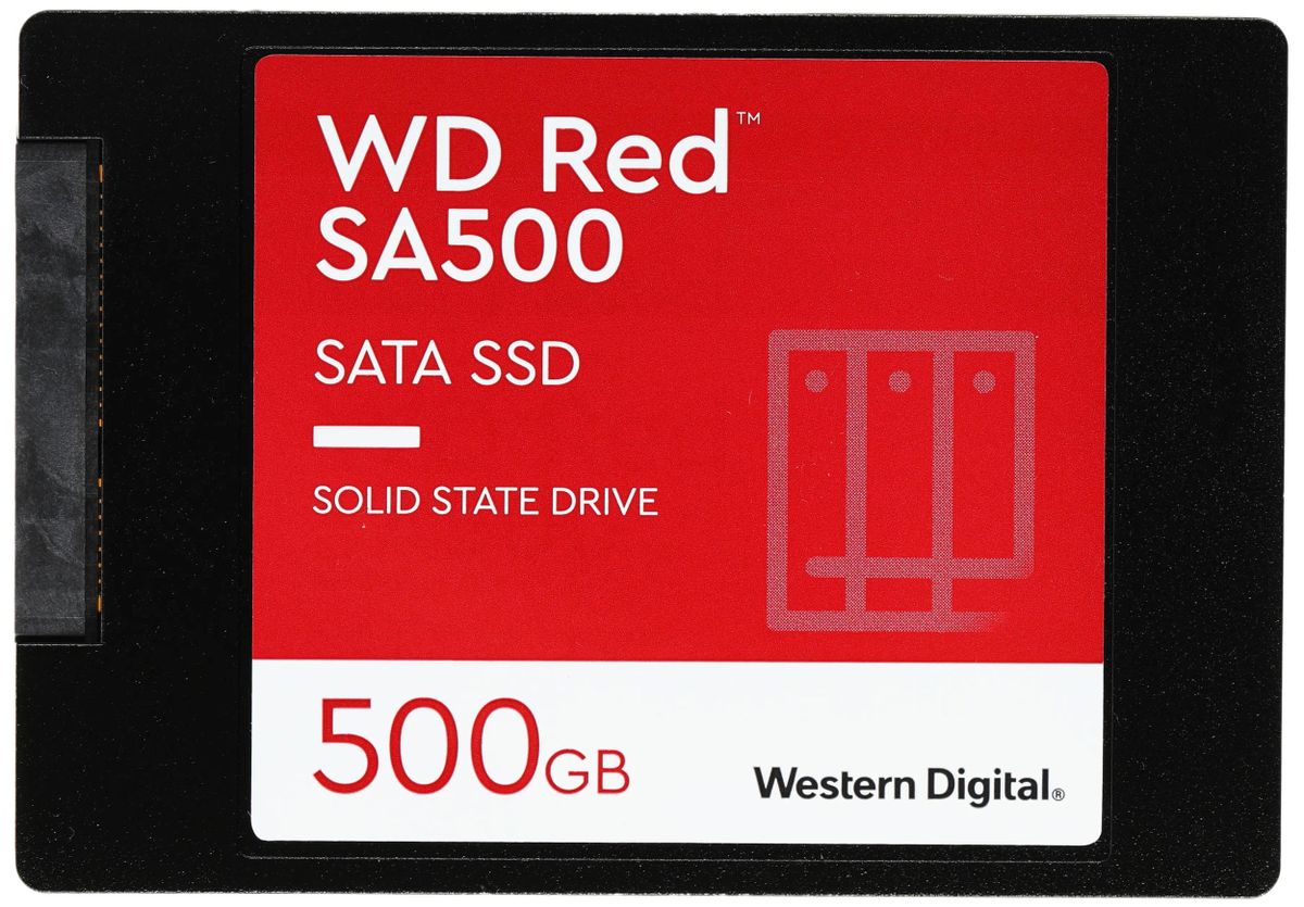 SSD накопитель WD Red SA500 WDS500G1R0A 500ГБ, 2.5", SATA III,  SATA