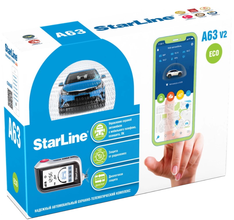 StarLine A63 V2 2CAN+2LIN ECO