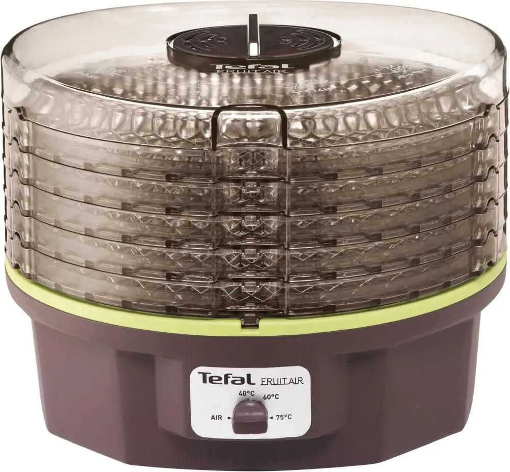 Сушилка для овощей и фруктов TEFAL DF1008,  черный,  5 поддонов