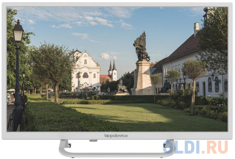 Телевизор LED 24&quot; TopDevice TDTV24BS02H_WE белый 1366x768 60 Гц Smart TV Wi-Fi 3 х HDMI 2 х USB RJ-45