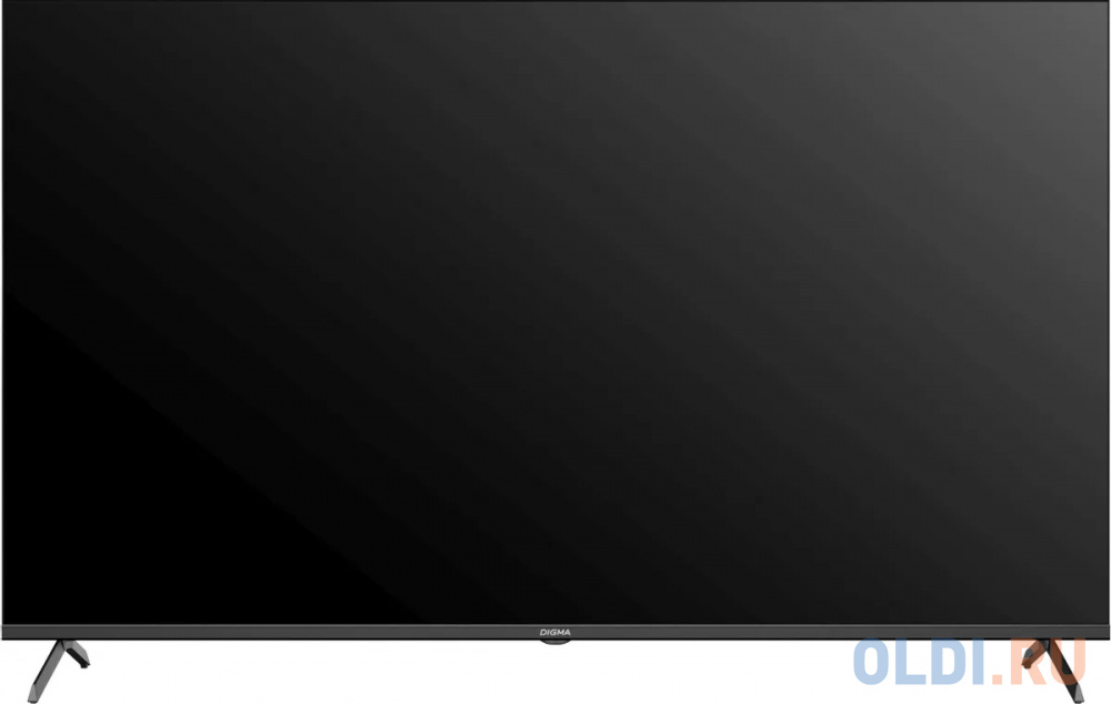 Телевизор QLED Digma 55&quot; DM-LED55UQB31 Google TV Frameless Metal черный/черный 4K Ultra HD 60Hz MEMC DVB-T DVB-T2 DVB-C DVB-S DVB-S2 USB WiFi Sma