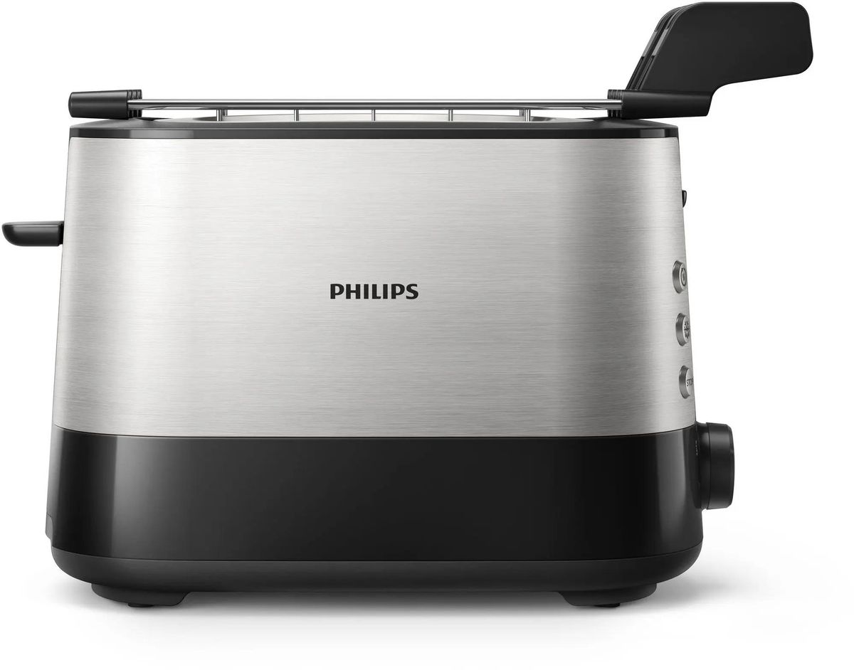 Тостер Philips HD2639/90,  черный/серебристый