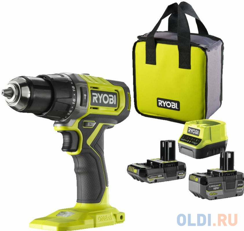 Ударная дрель-шуруповерт Ryobi RPD18-2C42S