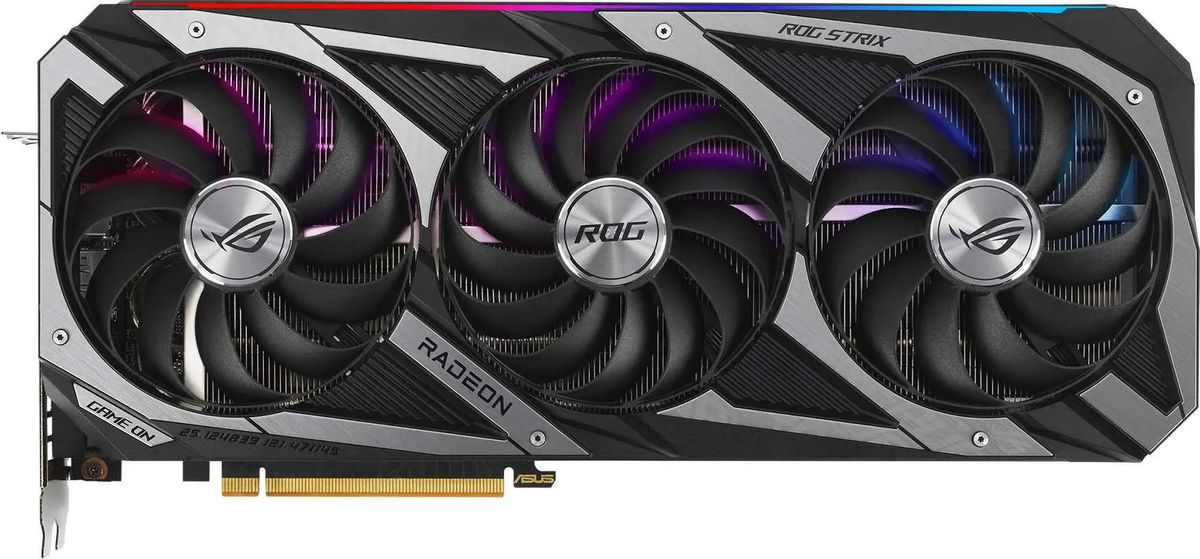 Видеокарта ASUS AMD  Radeon RX 6700XT ROG-STRIX-RX6700XT-O12G-GAMING 12ГБ GDDR6, OC,  Ret