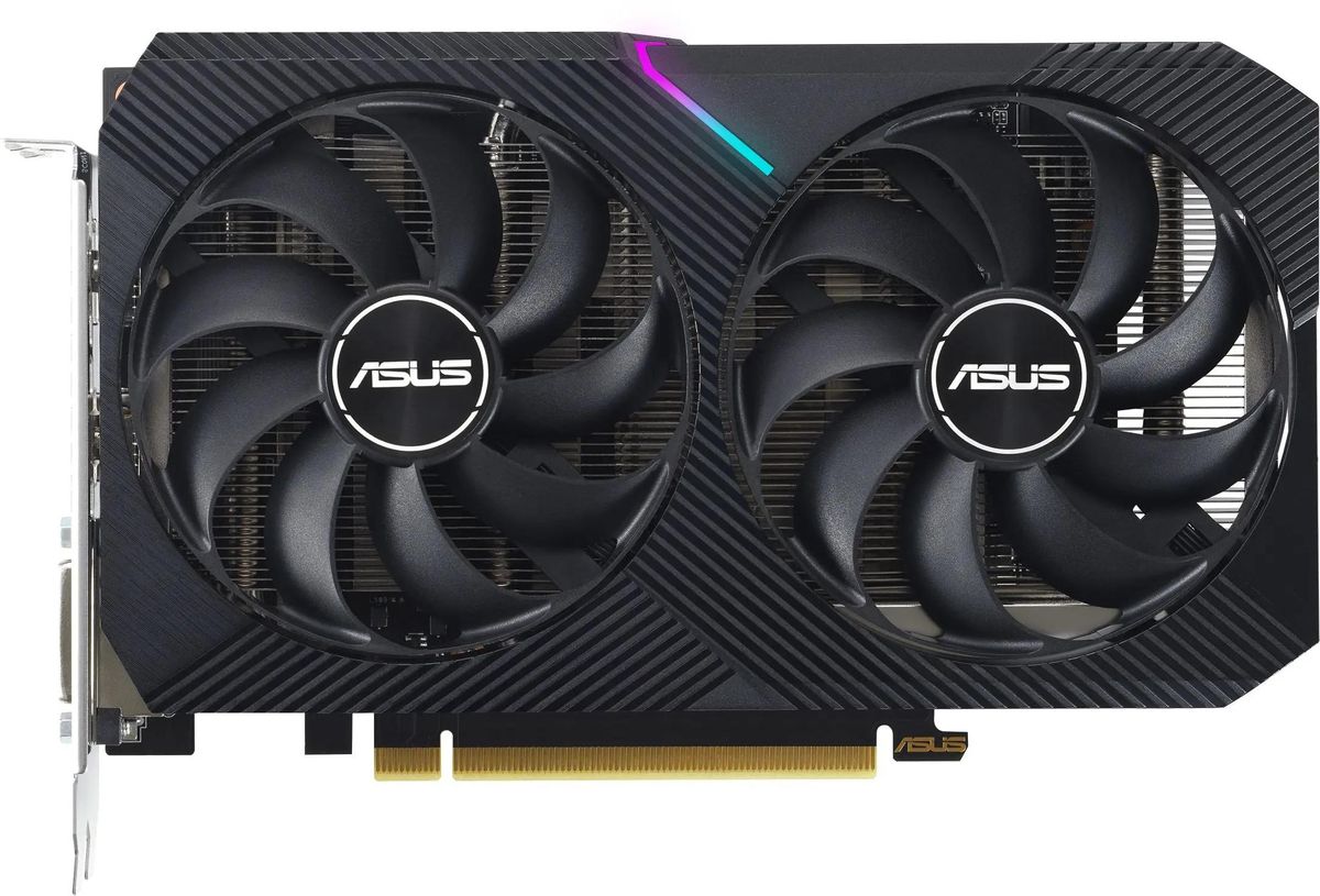 Видеокарта ASUS NVIDIA  GeForce RTX 3050 DUAL-RTX3050-8G-V2 8ГБ Dual, GDDR6, Ret