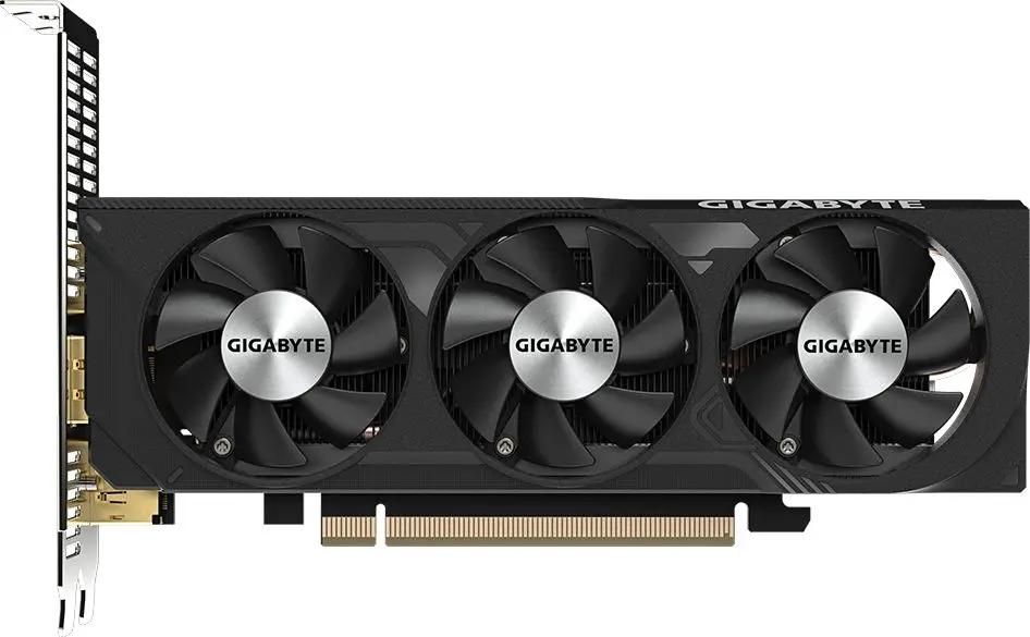 Видеокарта GIGABYTE NVIDIA  GeForce RTX 4060 GV-N4060D6-8GL 8ГБ D6, GDDR6, Low Profile,  Ret