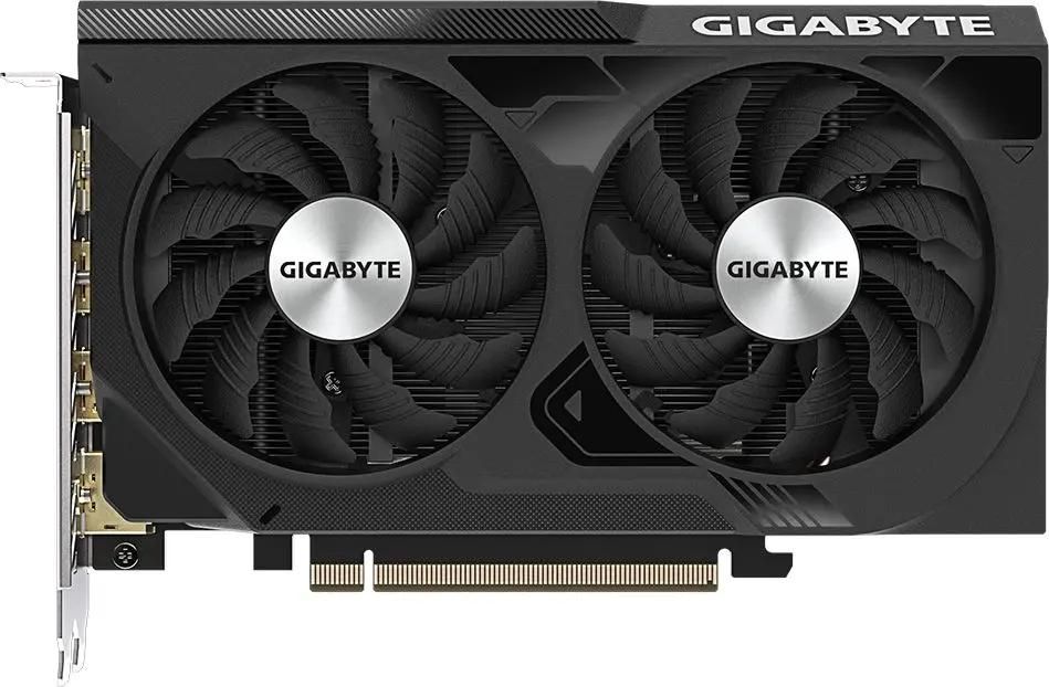 Видеокарта GIGABYTE NVIDIA  GeForce RTX 4060 GV-N4060WF2OC-8GD 8ГБ Windforce, GDDR6, OC,  Ret