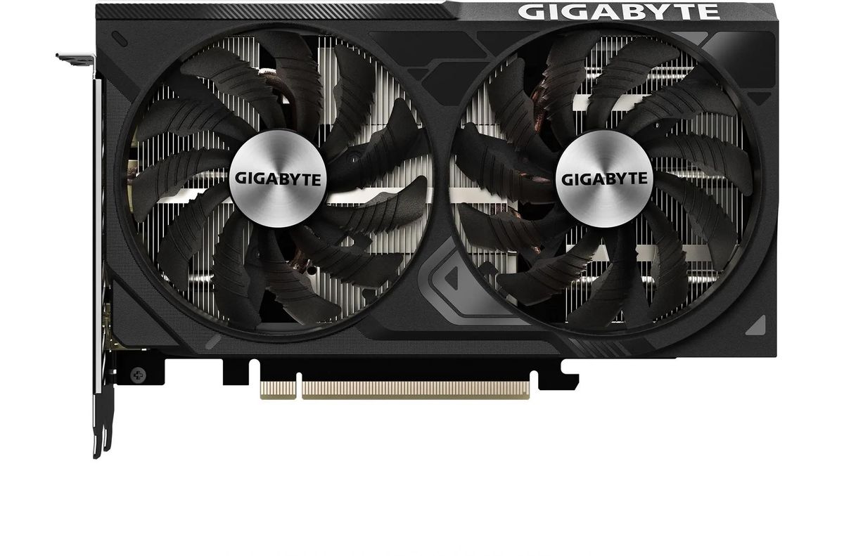 Видеокарта Gigabyte NVIDIA  GeForce RTX 4060TI GV-N406TWF2OCV2-8GD 8ГБ Windforce, GDDR6, OC,  Ret