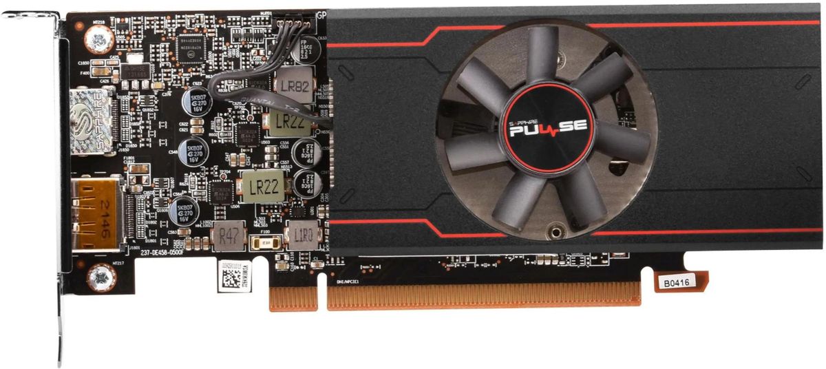 Видеокарта Sapphire AMD  Radeon RX 6400 11315-01-20G  RX 6400 GAMING 4ГБ Pulse, GDDR6, Ret