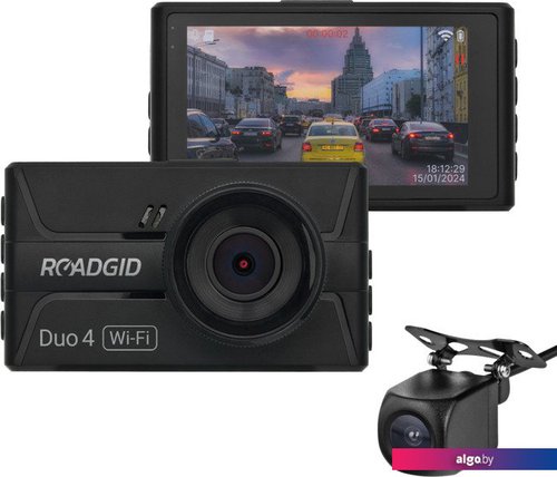 Видеорегистратор ROADGID Duo 4,  черный