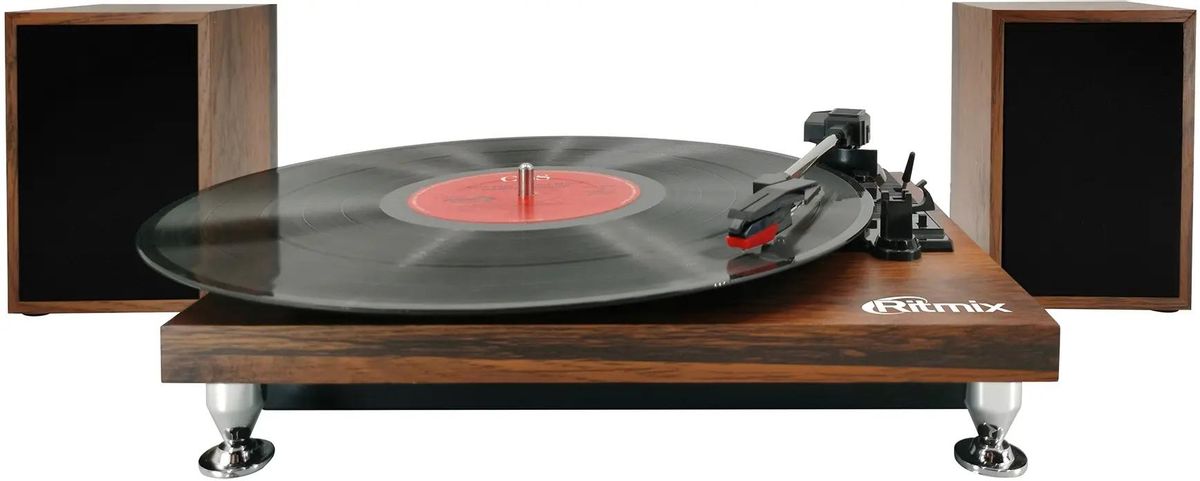 Виниловый проигрыватель Ritmix LP-280, ручной, дерево