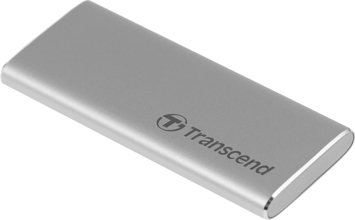 Внешний диск SSD Transcend TS500GESD260C, 500ГБ, серебристый