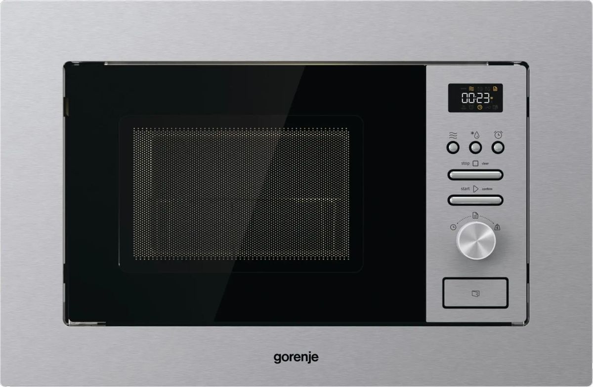 Встраиваемая микроволновая печь Gorenje BM201AG1X, 20л, 800Вт, нержавеющая сталь