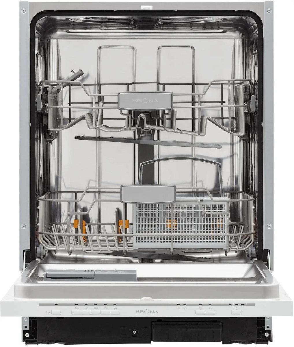 Встраиваемая посудомоечная машина Krona GARDA 60 BI,  полноразмерная, ширина 59.5см, полновстраиваемая, загрузка 12 комплектов