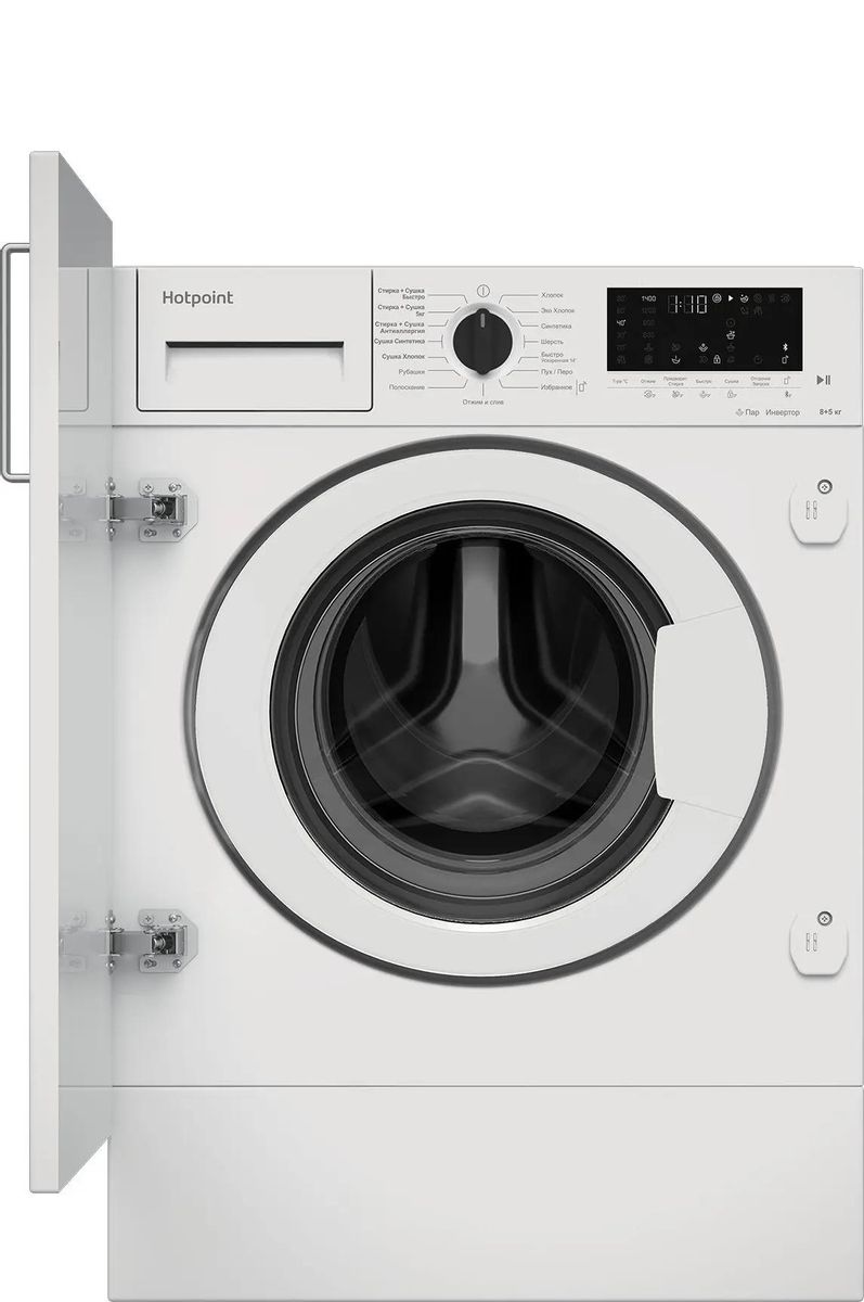 Встраиваемая стиральная машина HOTPOINT BI WDHT 8548 V с сушкой