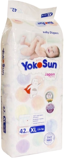 Yokosun Diapers XL / 42 pcs